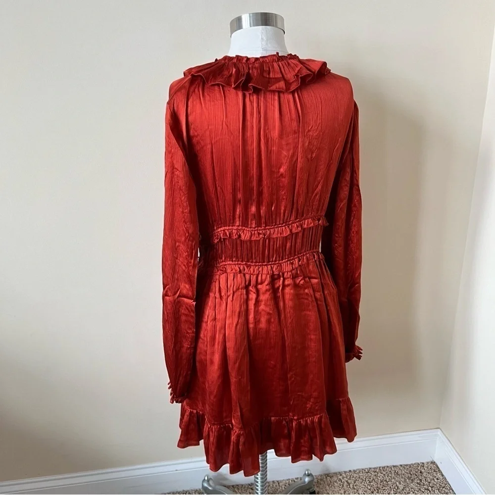 Ulla Johnson Callista silk ruffle dress 17493